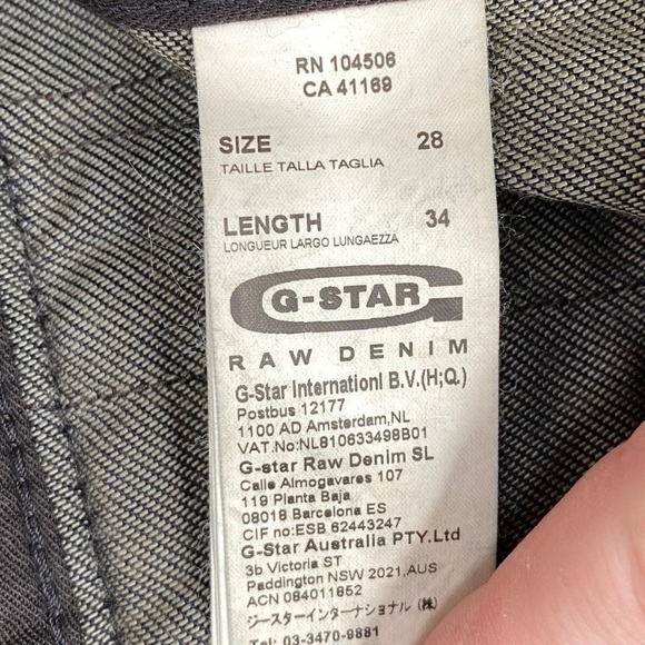 G-Star Raw 3301 Fire Elwood Narrow Jeans - Picture 9 of 10